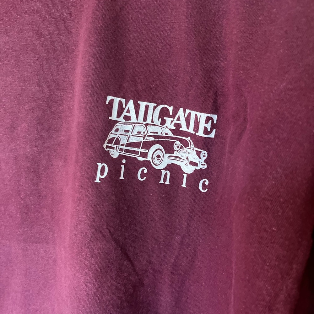 Tailgate Picnic Maroon T-Shirt